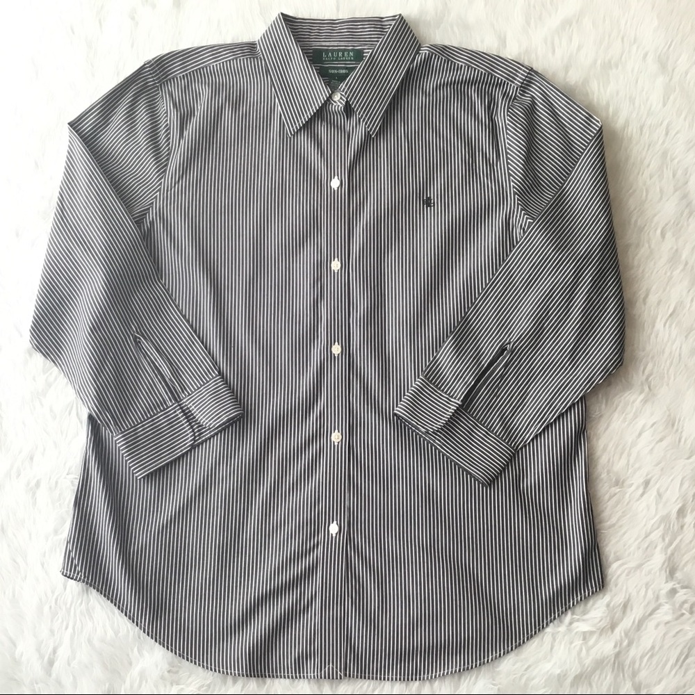 Lauren Ralph Lauren Women’s 3/4 Sleeve Top Large